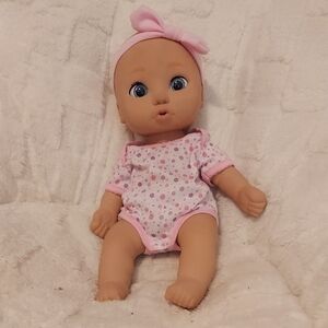 Adorable Pink Baby Doll with Bow